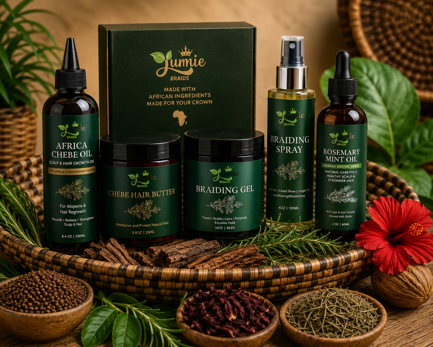 My yummie hair kit